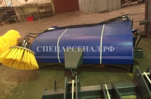 щетка с бункером на погрузчик