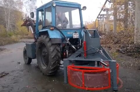 фреза на тракторе мтз